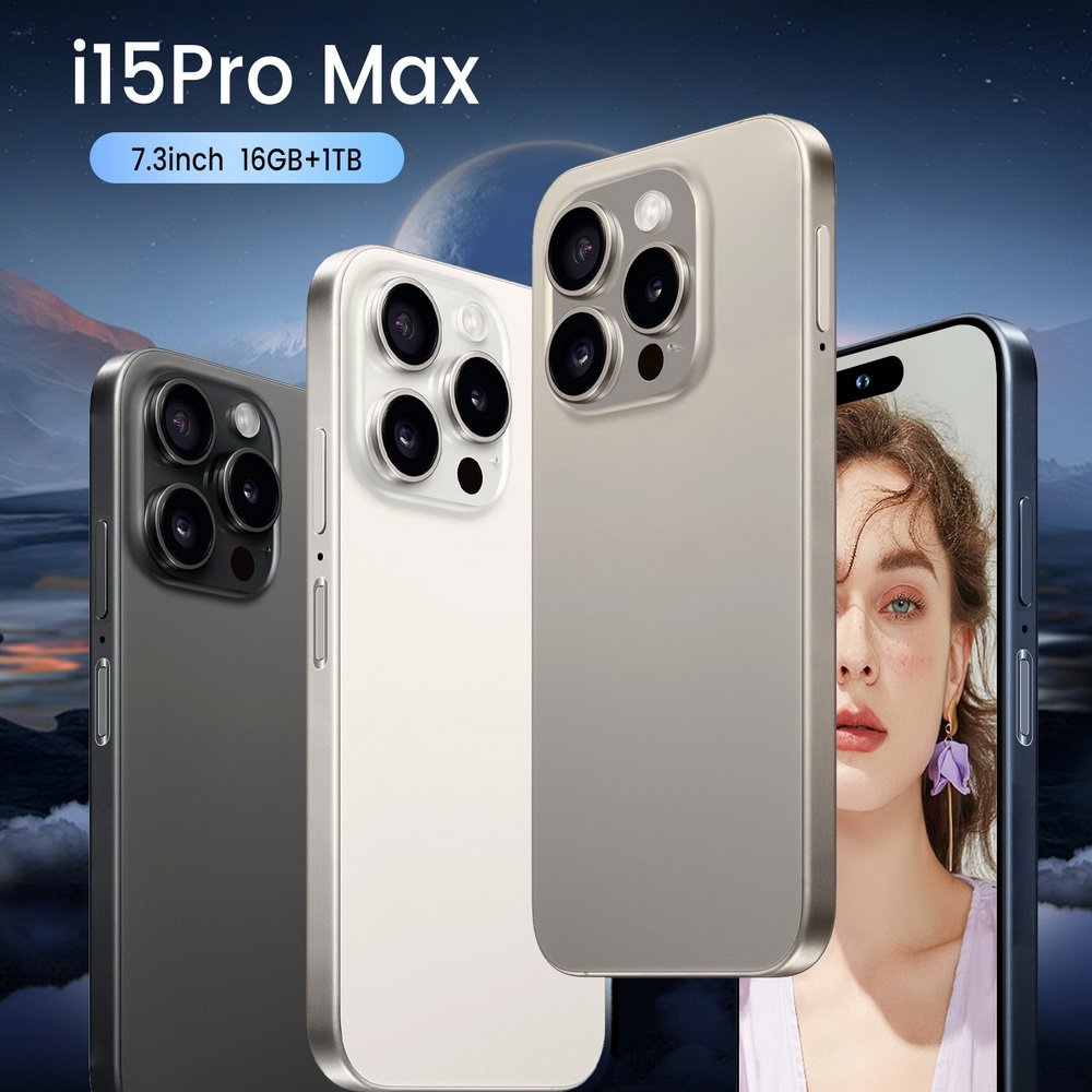 2024 New Arrival HD 5G Game Smart Island Capsule Screen Smart Phone Fingerprints Unlocking Facial Recognition Mobile Phone